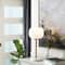 CosmoLiving by Cosmopolitan 23" White Metal Modern Table Lamp